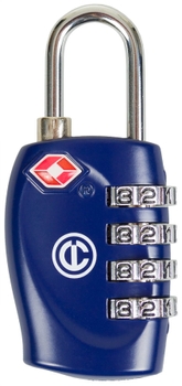 Навесной замок с системой TSA Carlton Travel Accessories 05992798XBLU;03 синий