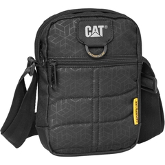 Малая повседневная плечевая сумка CAT Millennial Classic 84059;478 Черный рельефный